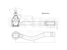 Рулевой наконечник UNIO SSP-10058