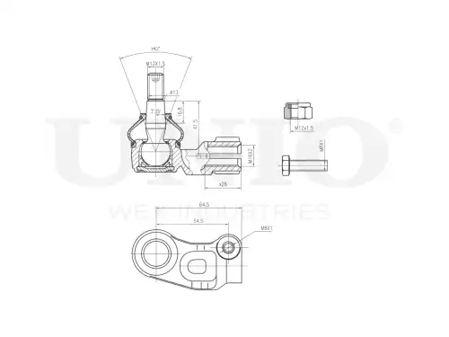 Рулевой наконечник UNIO SSP-10064