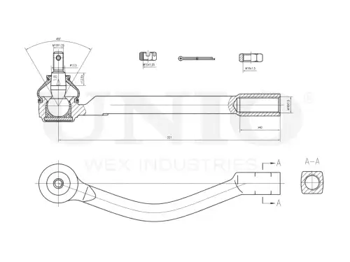 Рулевой наконечник UNIO SSP-10095