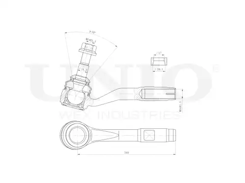 Рулевой наконечник UNIO SSP-10103