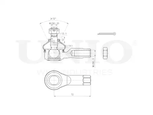 Рулевой наконечник UNIO SSP-10104
