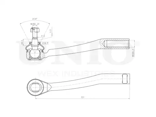 Рулевой наконечник UNIO SSP-10106