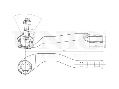 Рулевой наконечник UNIO SSP-10107