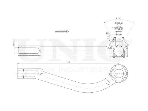 Рулевой наконечник UNIO SSP-10117