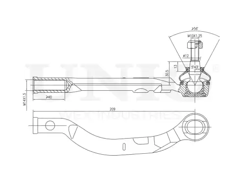 Рулевой наконечник UNIO SSP-10134