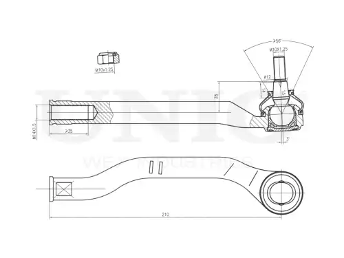 Рулевой наконечник UNIO SSP-10135