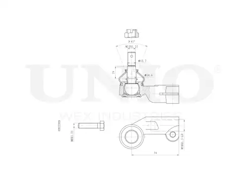 Рулевой наконечник UNIO SSP-10137