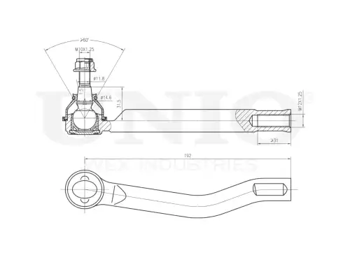 Рулевой наконечник UNIO SSP-10140