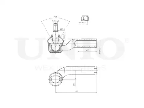 Рулевой наконечник UNIO SSP-10141
