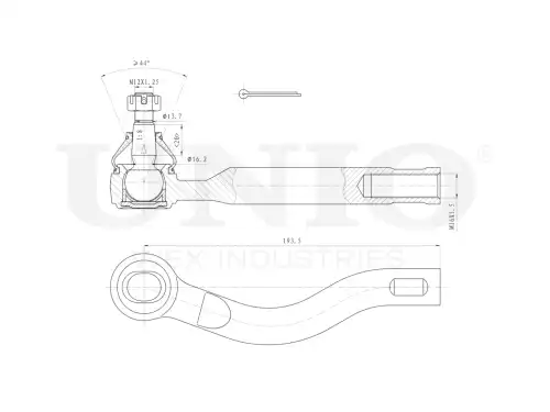 Рулевой наконечник UNIO SSP-10150