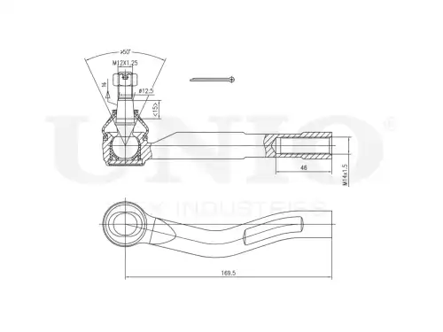Рулевой наконечник UNIO SSP-10154