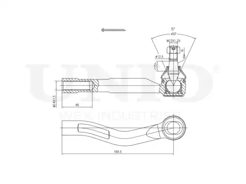 Рулевой наконечник UNIO SSP-10155