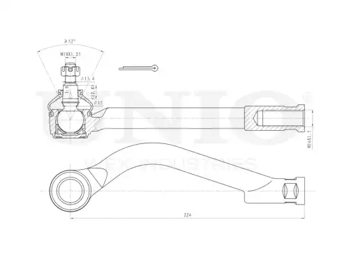Рулевой наконечник UNIO SSP-10159