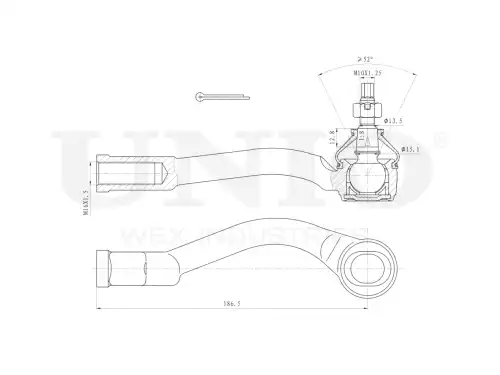 Рулевой наконечник UNIO SSP-10163
