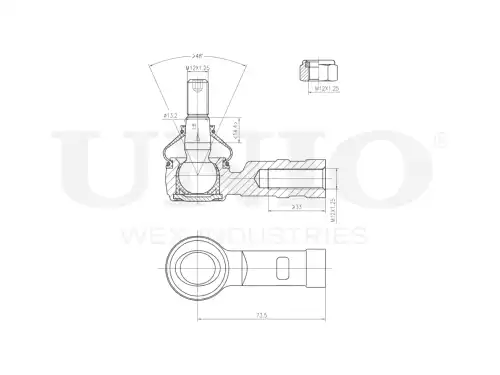 Рулевой наконечник UNIO SSP-10165