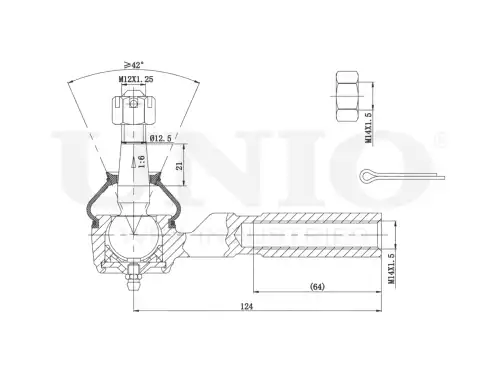 Рулевой наконечник UNIO SSP-10168