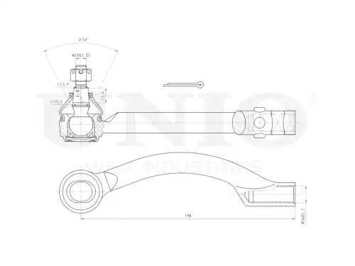 Рулевой наконечник UNIO SSP-10171