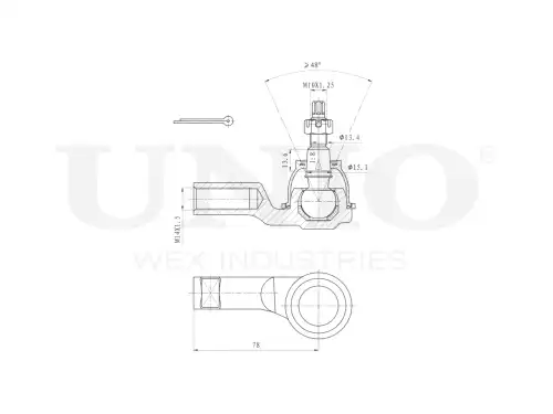 Рулевой наконечник UNIO SSP-10174