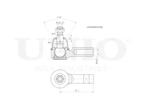 Рулевой наконечник UNIO SSP-10178