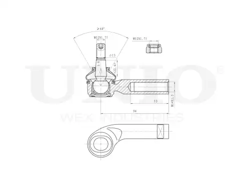 Рулевой наконечник UNIO SSP-10182