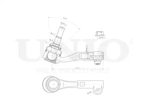Рулевой наконечник UNIO SSP-10185