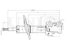 Амортизатор подвески SAB-10099 UNIO