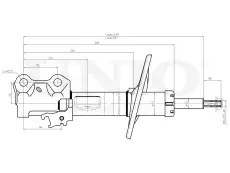 Амортизатор подвески SAB-10100 UNIO