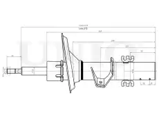 Амортизатор подвески SAB-10225 UNIO