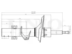 Амортизатор подвески SAB-10226 UNIO