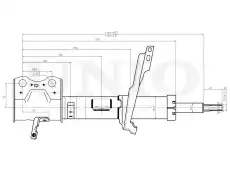 Амортизатор подвески SAB-10237 UNIO