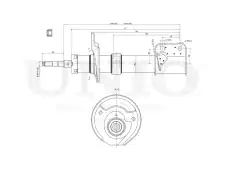Амортизатор подвески SAB-10287 UNIO
