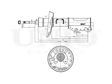 Амортизатор подвески SAB-10289 UNIO