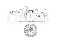 Амортизатор подвески SAB-10290 UNIO