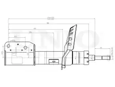 Амортизатор подвески SAB-10310 UNIO