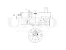Амортизатор подвески SAB-10323 UNIO