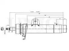 Амортизатор подвески SAB-10333 UNIO