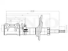 Амортизатор подвески SAB-10341 UNIO