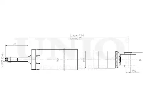 Амортизатор подвески SAB-10738 UNIO
