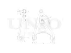 Рычаг подвески UNIO SSP-40011