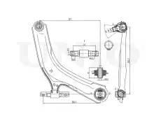 Рычаг подвески UNIO SSP-40016