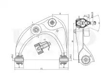 Рычаг подвески UNIO SSP-40026