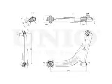 Рычаг подвески UNIO SSP-40029