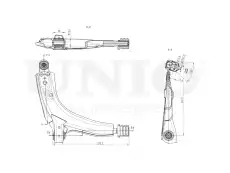 Рычаг подвески UNIO SSP-40034