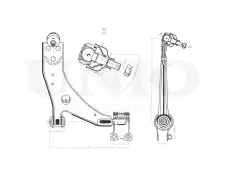 Рычаг подвески UNIO SSP-40037