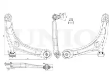 Рычаг подвески UNIO SSP-40049