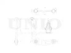 Рычаг подвески UNIO SSP-40050