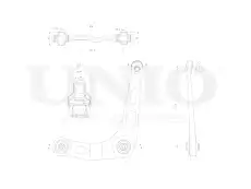 Рычаг подвески UNIO SSP-40051