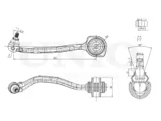 Рычаг подвески UNIO SSP-40053
