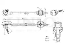 Рычаг подвески UNIO SSP-40056