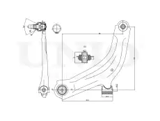 Рычаг подвески UNIO SSP-40061